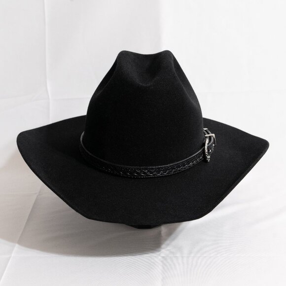 Vintage 80s Resistol Nightrider (5X) - Beaver Cowboy Hat - Size 7 3/8
